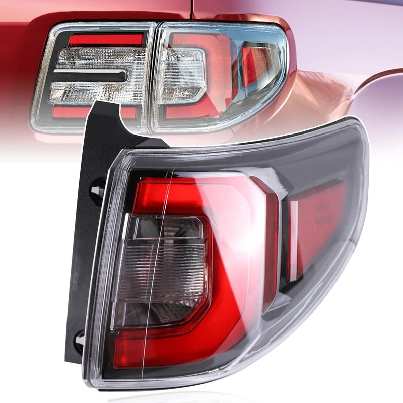 Lochnchn Tail Lights Compatible with GMC Acadia 2013-2016 Acadia Limited 2017 Rear LED Taillights Assembly Right Passenger Side Tail Lamp Replace 84051376-PFM.Not Include Bulb - Image 1